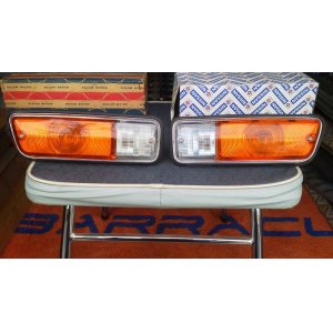 画像: ダットサン 521 輸出用フロントランプ　左右セット Front lamps for Datsun 521